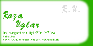 roza uglar business card